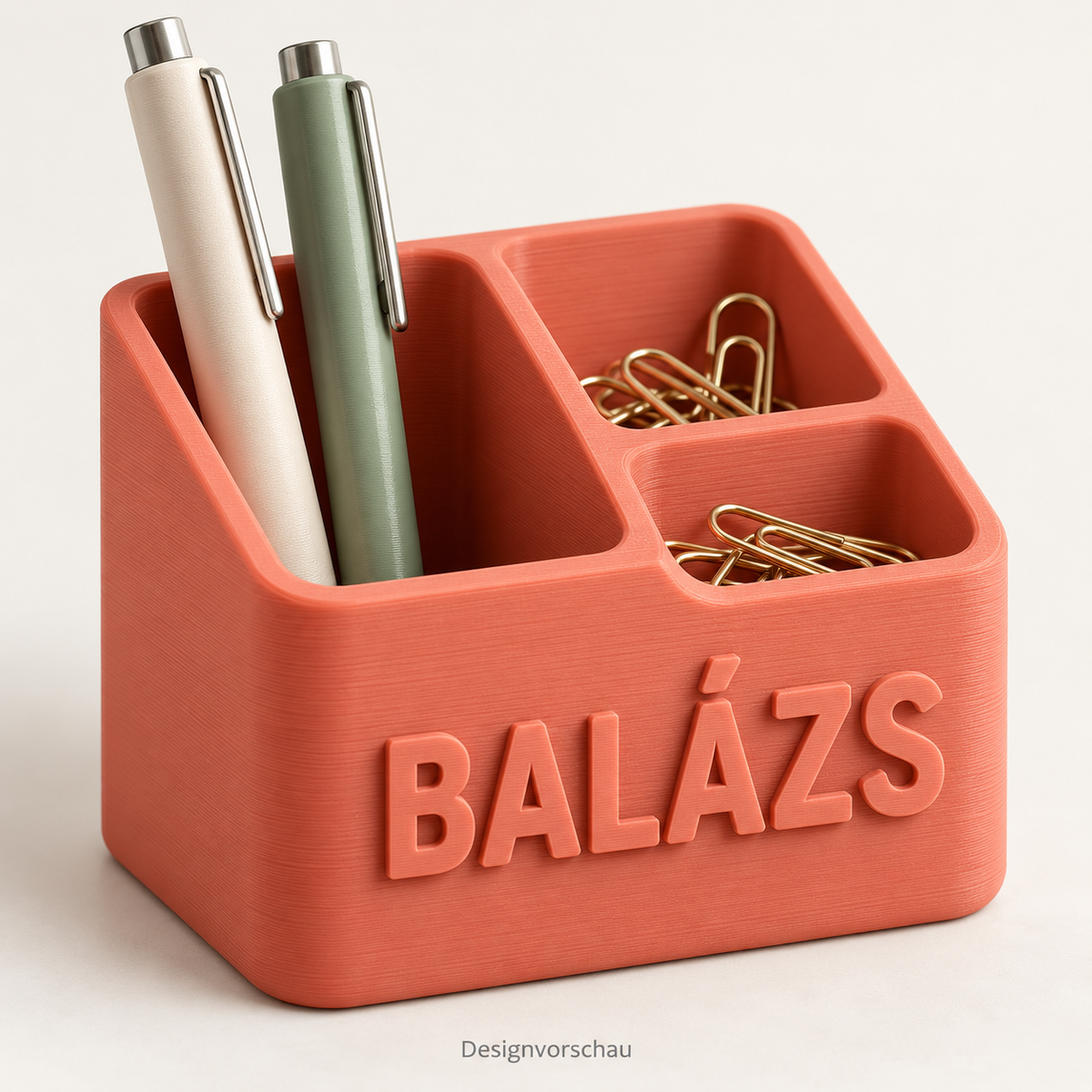 Designvorschau – Kompakter Schreibtisch-Organizer