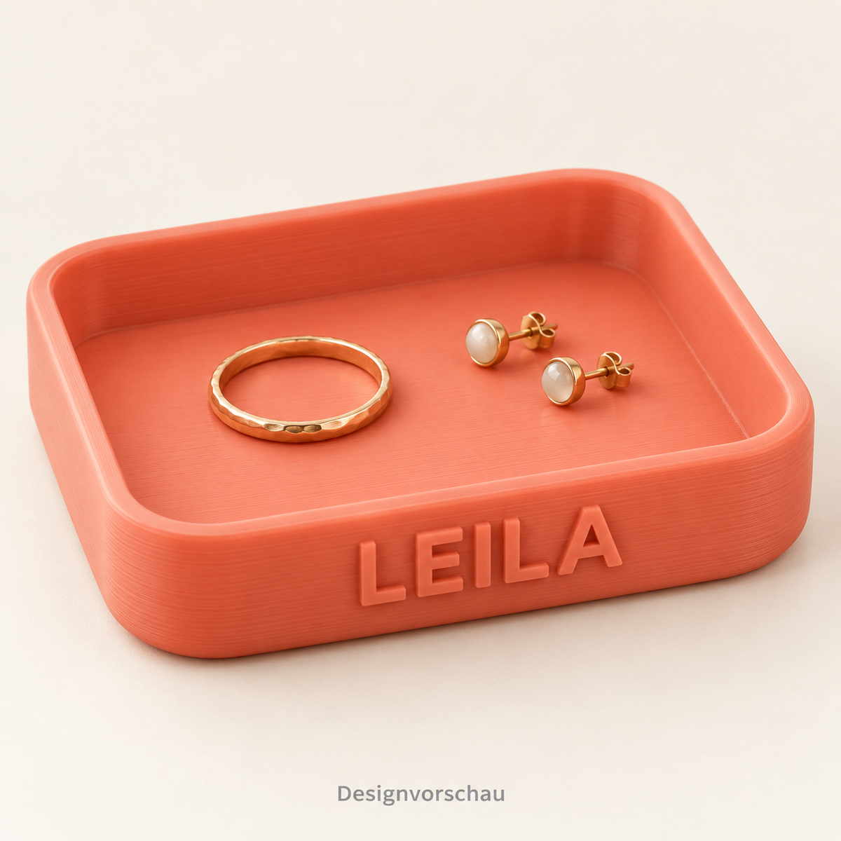 Designvorschau – Kleine Schmuckschale für Ringe und Ohrringe